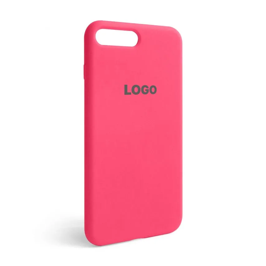 Чохол Silicone Case для Apple силіконовий 7 Plus 8 Plus рожевий shiny
