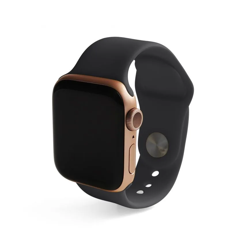 Ремінець Apple силіконовий 38-40мм M/L темно-сірий