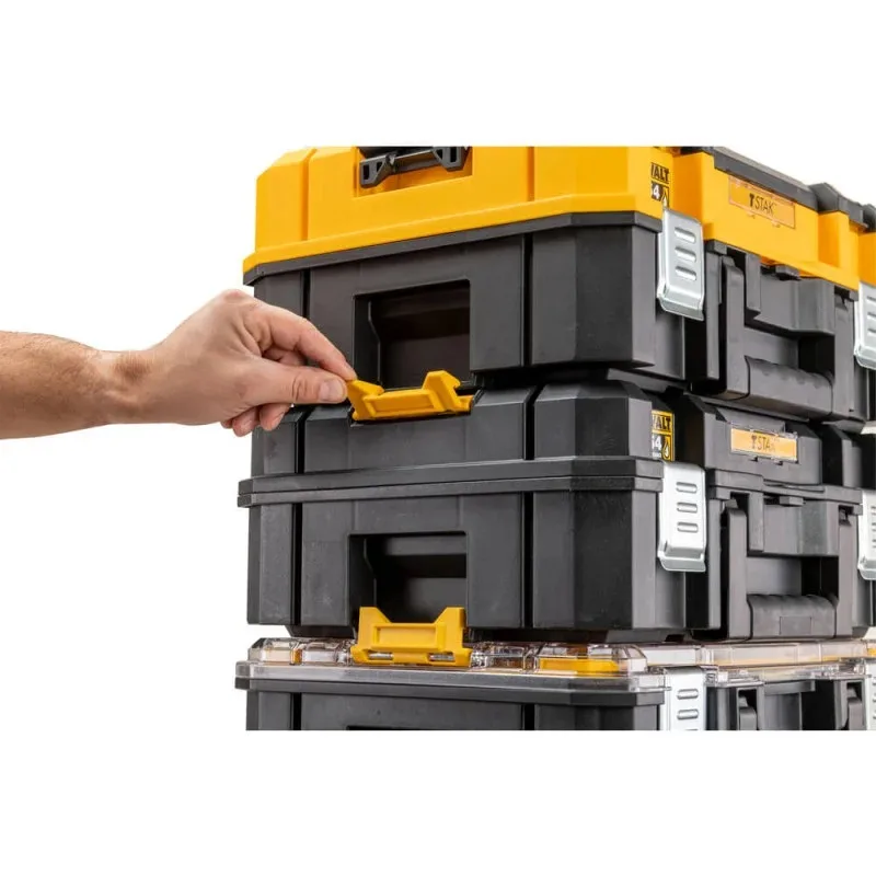 Контейнер для інструментів DeWalt TSTAK 2.0 440х330х180мм з поліпропілену.