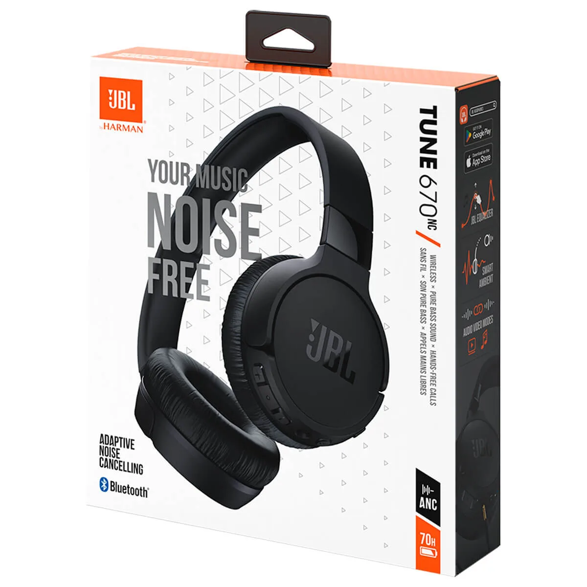 Гарнітура JBL пластикова повнорозмірна чорна бездротова Bluetooth 5.3