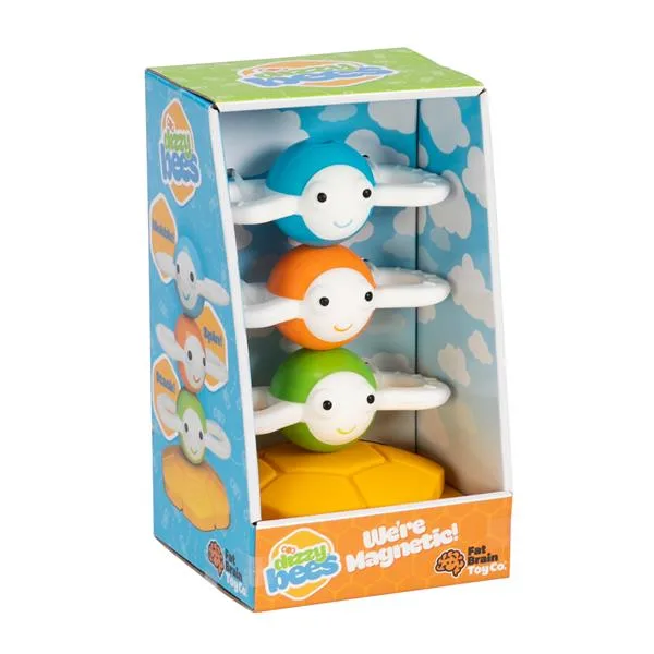 Магнітна пірамідка Fat Brain Toys силіконова 10х11х20 см різнокольорова