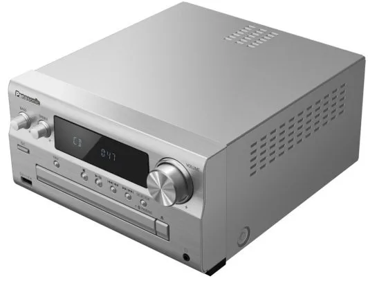 Мікросистема Panasonic 2 канали 120 Вт срібляста