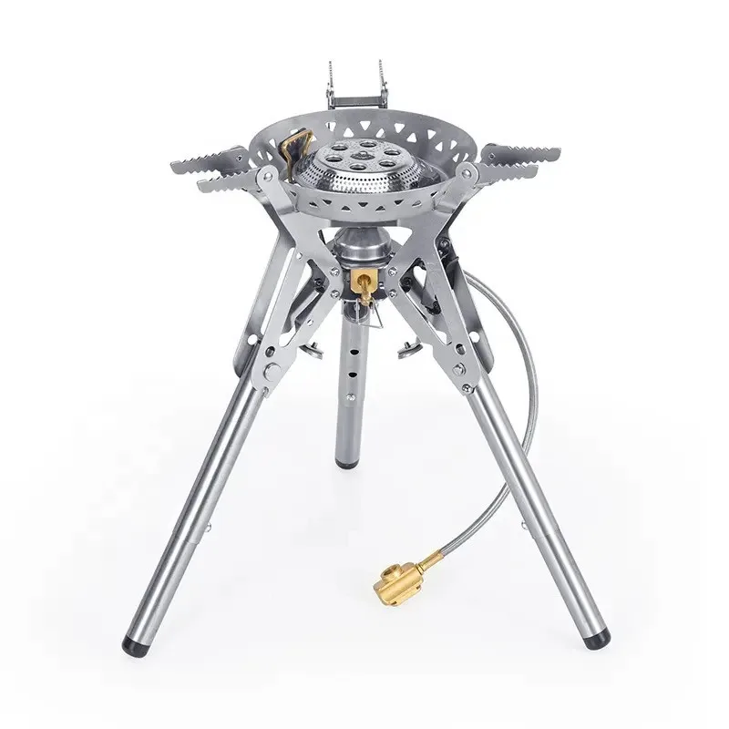 Газовий пальник Naturehike нержавіюча сталь 17х16,5 см 1 кг