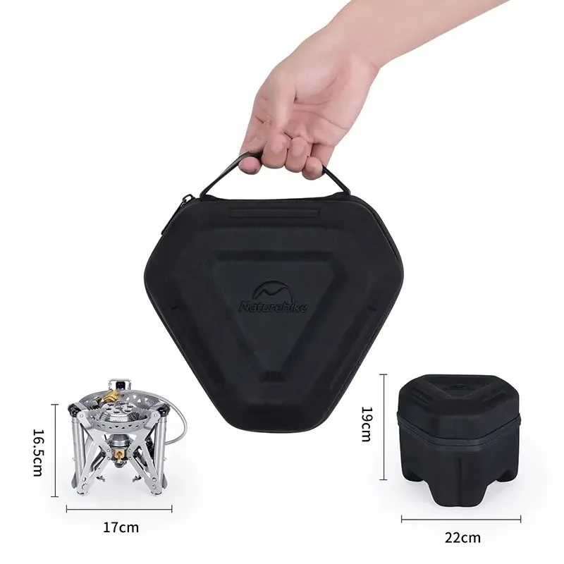 Газовий пальник Naturehike нержавіюча сталь 17х16,5 см 1 кг