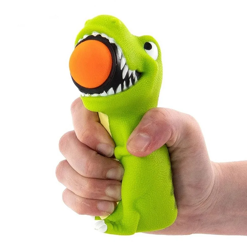 Детский игровой набор Hog Wild пенопластовый динозаврик T-Rex 15 см зелёный