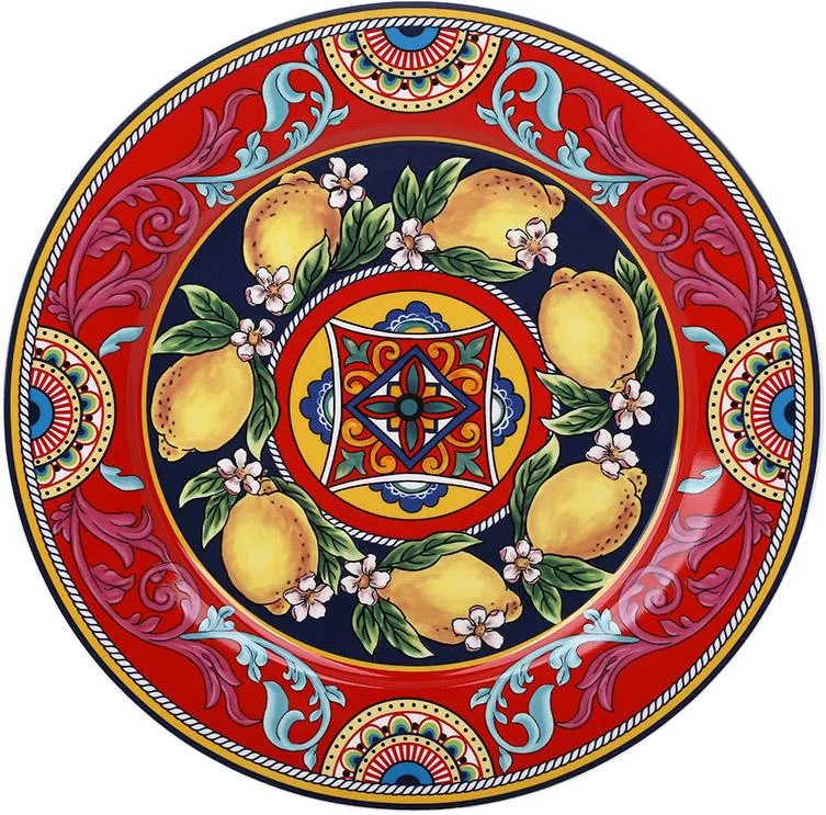 Тарілка порцелянова Sicilia Ornamento Ø27 см для сервірування столу