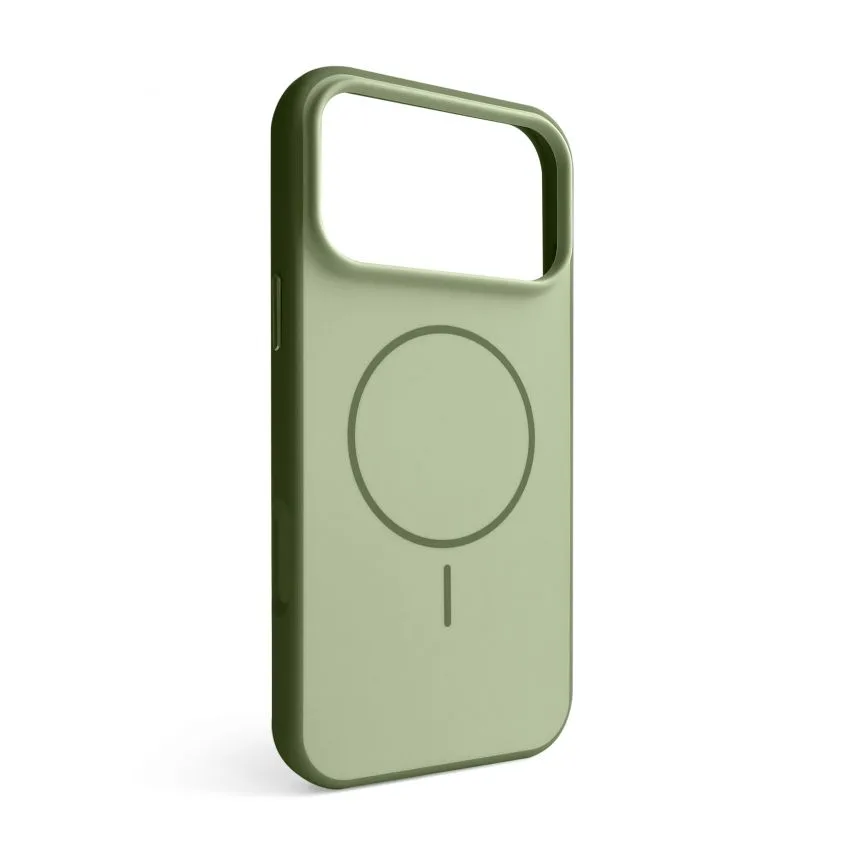 Чохол Soft Matte MagSafe TPU PC для смартфона 17 Pro Max зелений