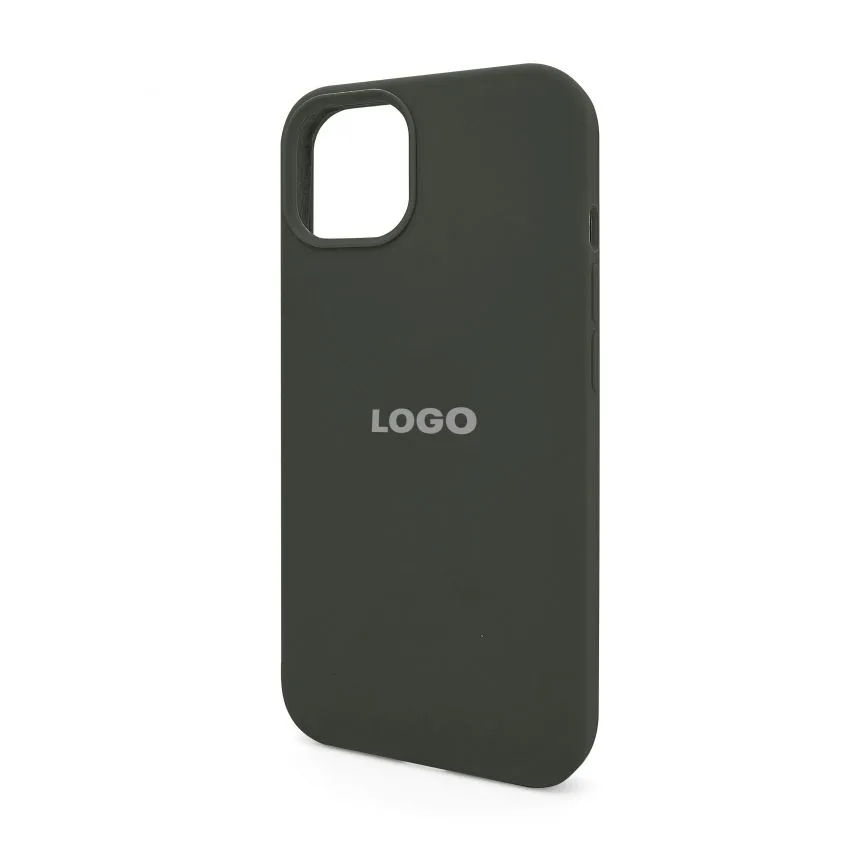 Чохол Silicone Case для Apple iPhone 13 силіконовий  сірий