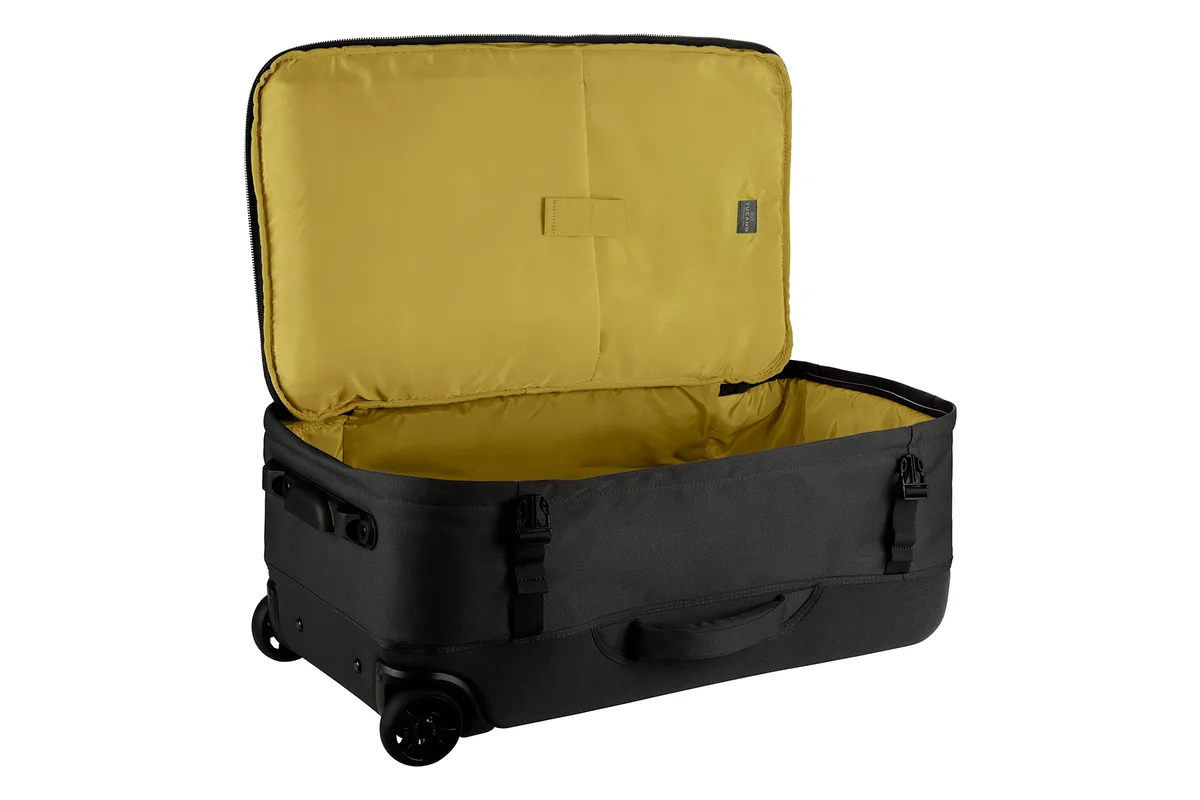 Сумка дорожня на 2-х колесах, Tucano Tugo M Trolley, 45л, поліестер, чорна