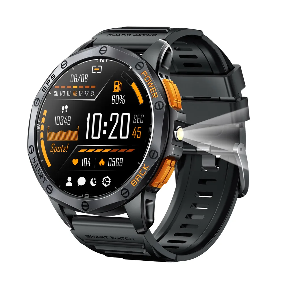 Годинники Modfit сталеві 52 мм чорні