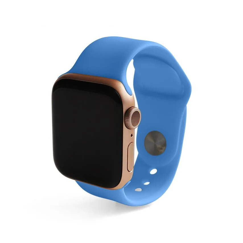 Ремінець Apple силіконовий 38-40 мм S/M синій