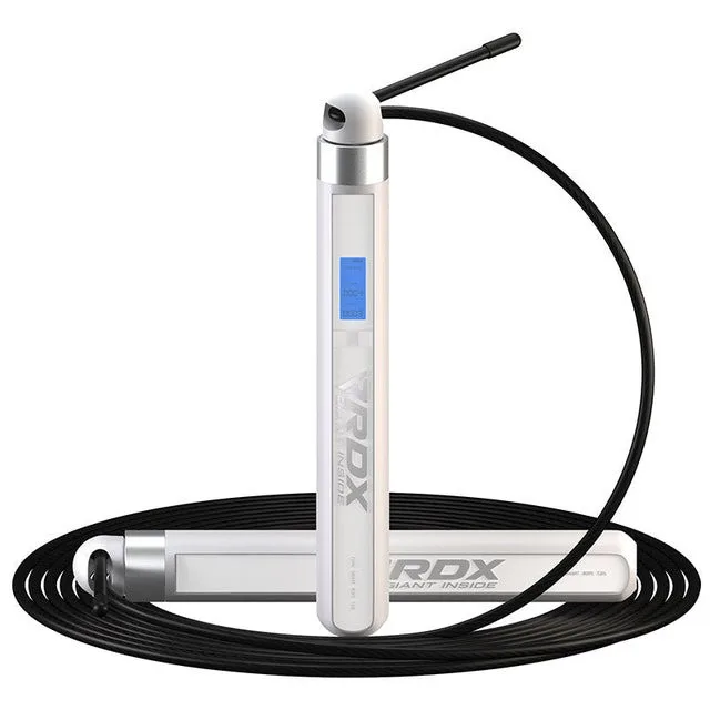 Скакалка електронна RDX метал 3 м сірий з цифровим лічильником USB