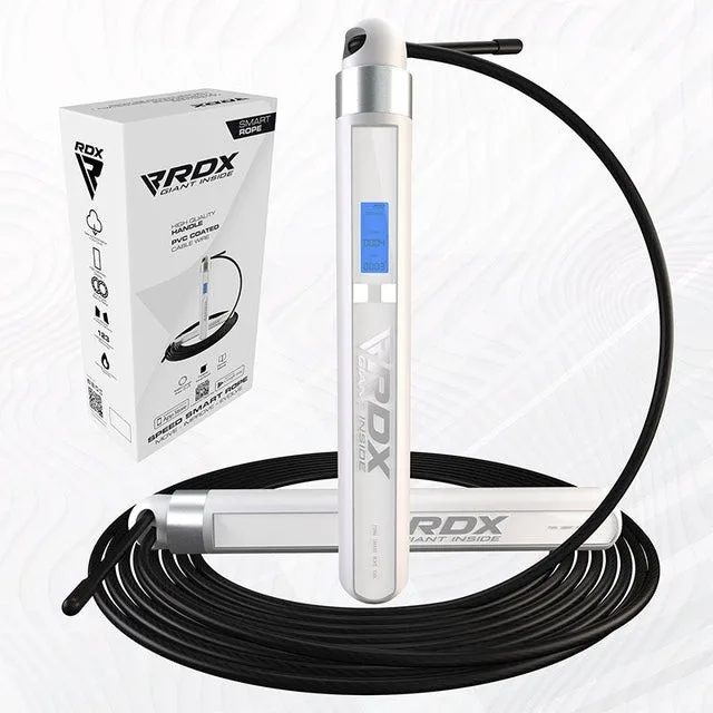 Скакалка електронна RDX метал 3 м сірий з цифровим лічильником USB