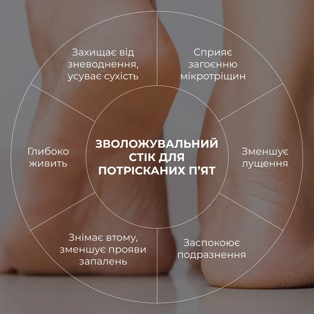 Комплекс для пом’якшення та відновлення потрісканих п’ят Hillary Cracked Heel Softening & Repair Complex