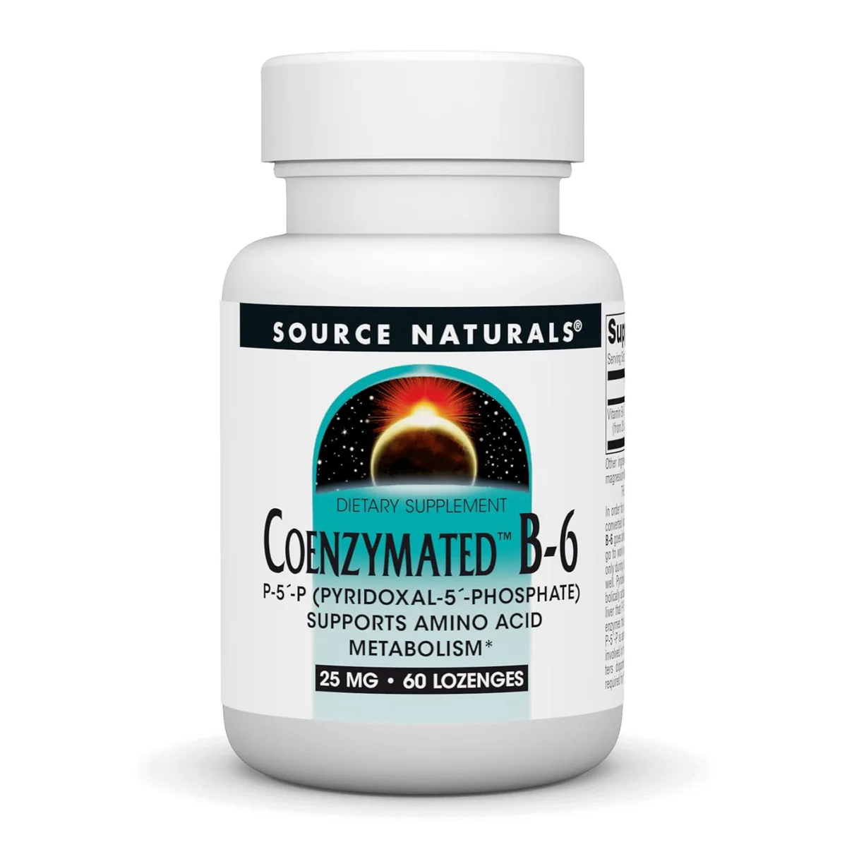 Коензимована вітамін B6 Source Naturals 25 мг 60 льодяників