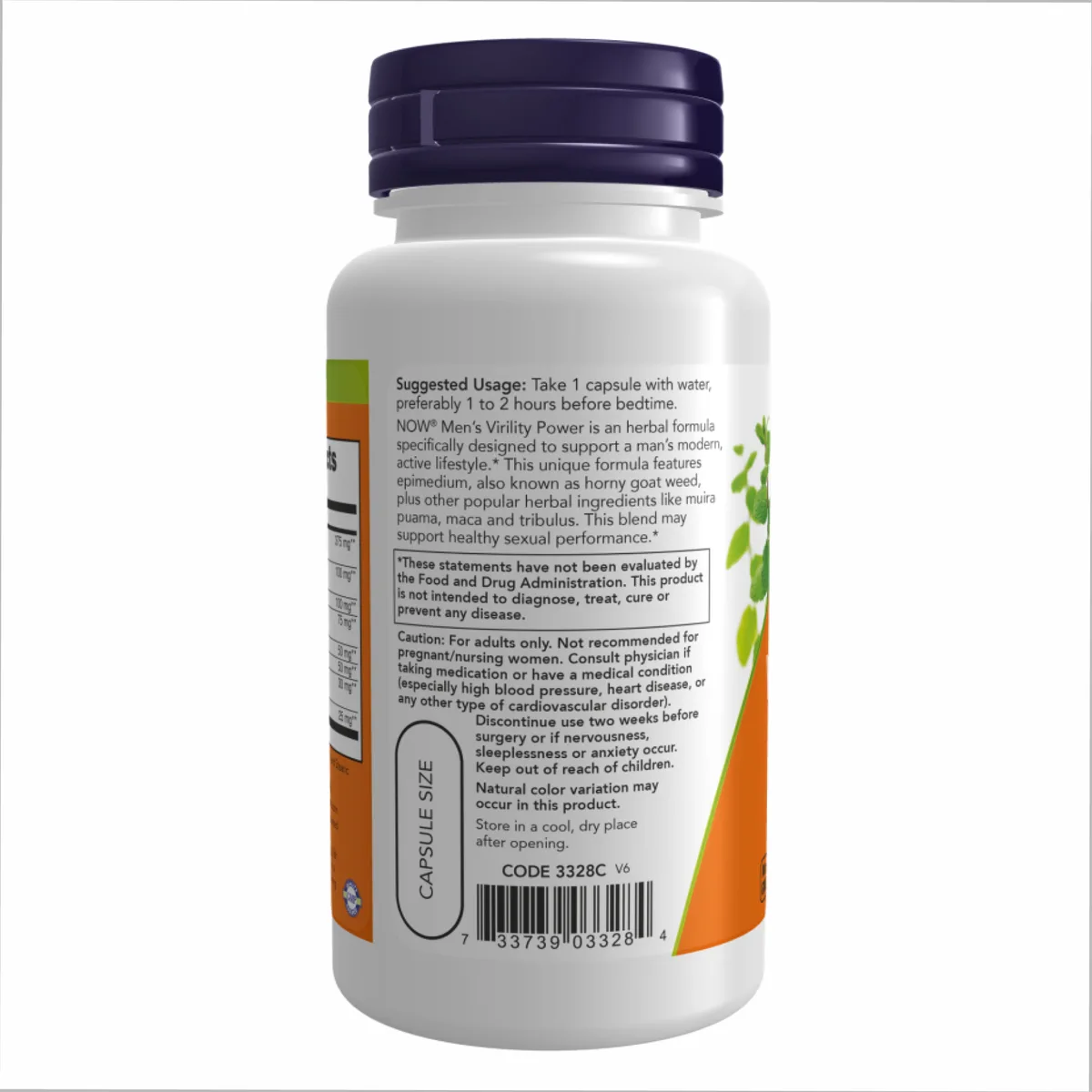 Now Foods Dopa Mucuna рослинна добавка 60 капсул для підтримки нервової системи.