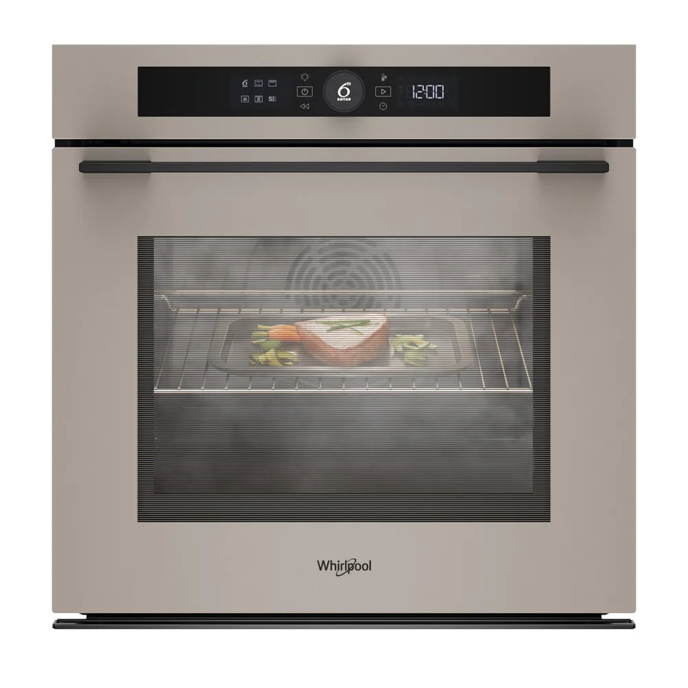 Духова шафа Whirlpool електрична 73л бежевий конвекція піроліз дисплей