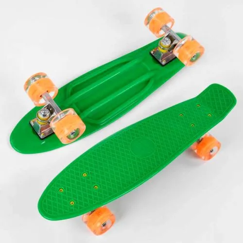 Пенни борд Best Board 55 см с колесами PU со светом для детей и подростков скейтборд с подсветкой