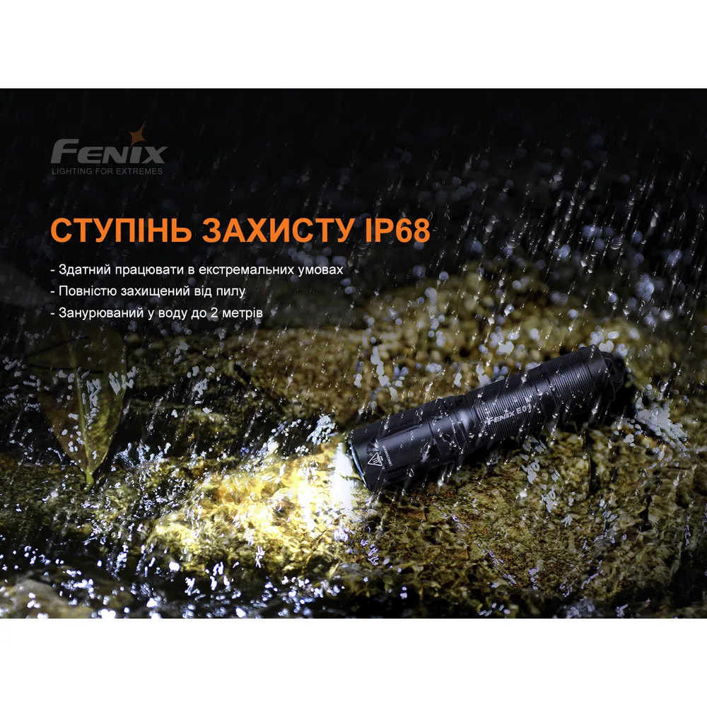 Ліхтар ручний Fenix алюмінієвий 67х14х15 мм блакитний