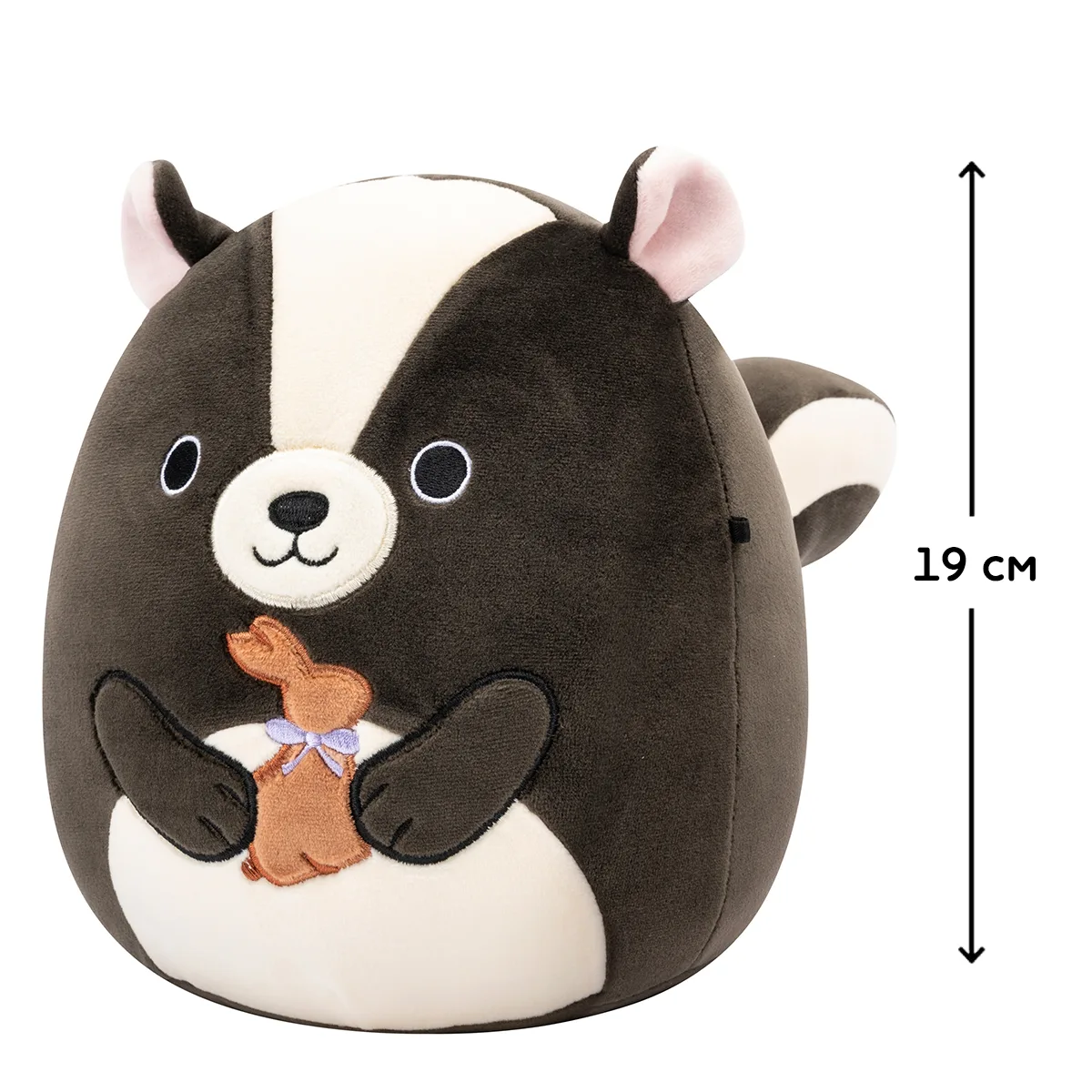 М'яка іграшка Squishmallows поліестер 19 см Скунс Скайлер