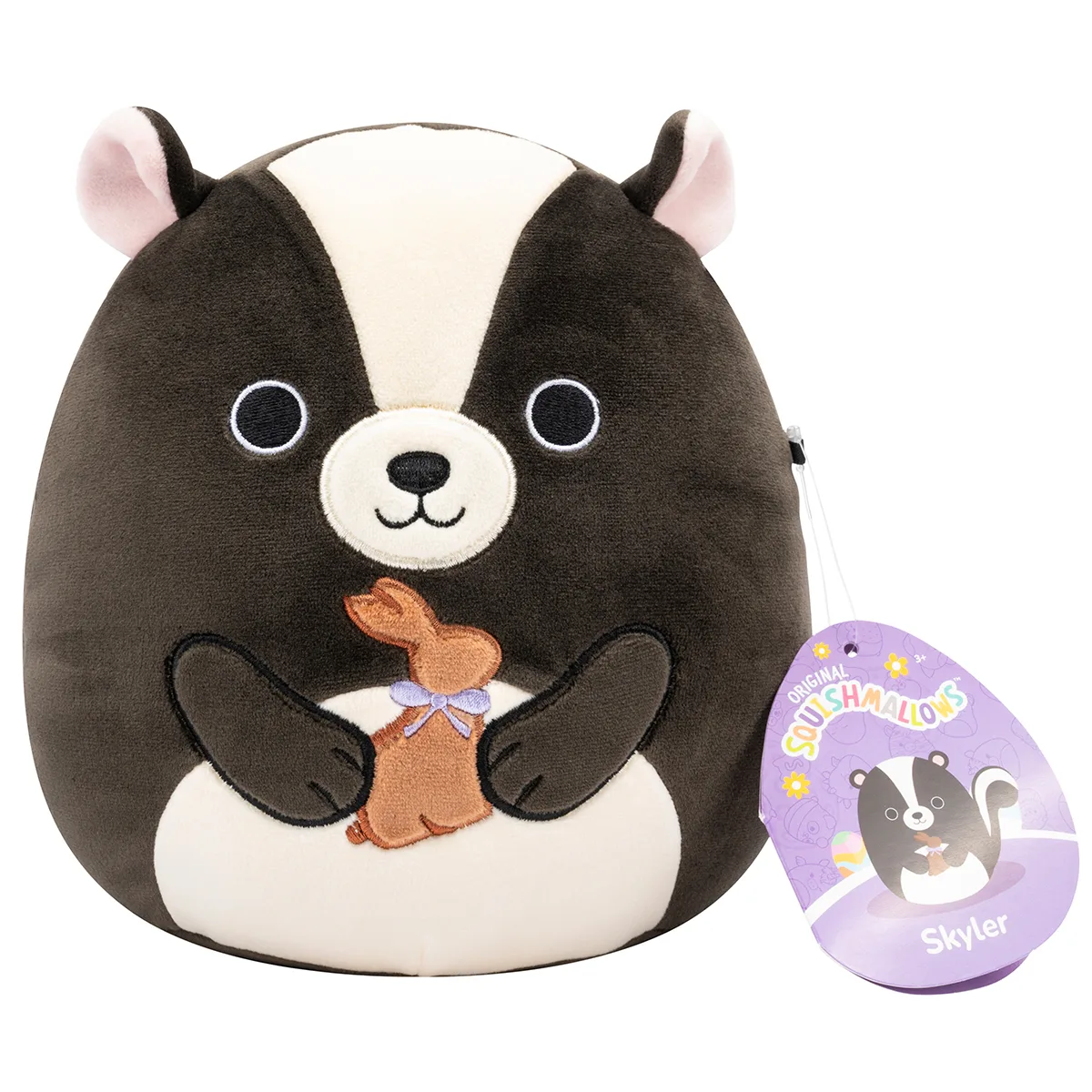 М'яка іграшка Squishmallows поліестер 19 см Скунс Скайлер