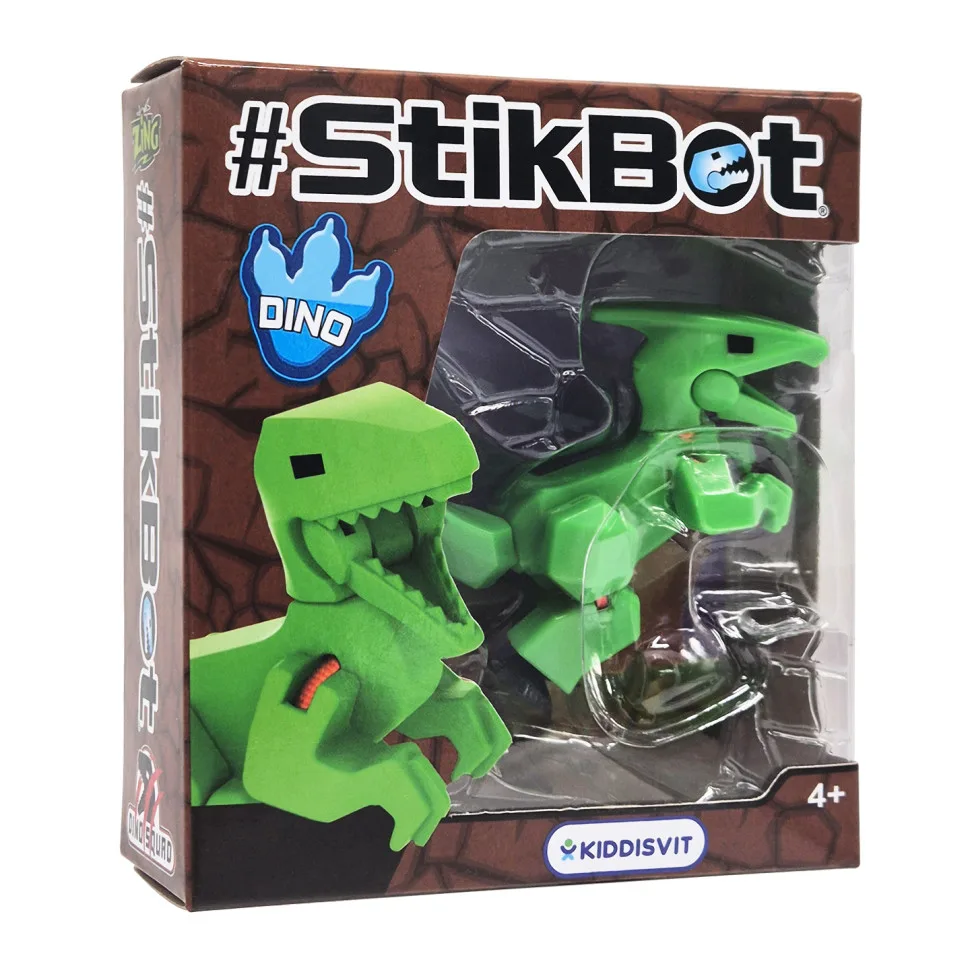 Фігурка для анімаційного творчості Stikbot Паразауролоф пластик 10 см зелена