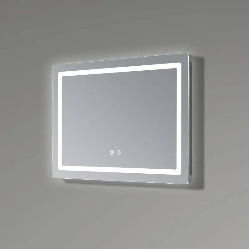 Дзеркало Qtap Mideya 700х500 мм LED підсвічування антизапотівання сенсорне алюміній