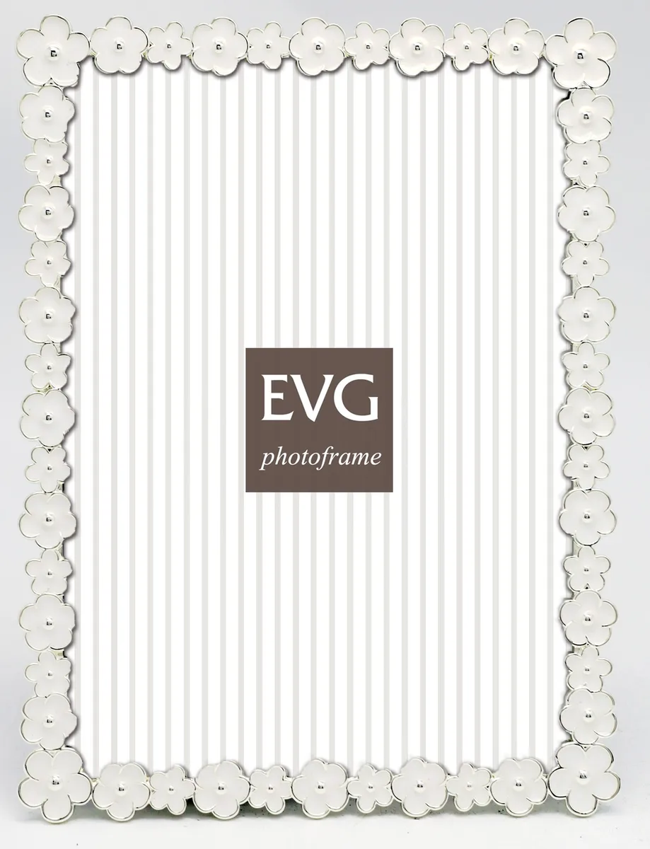 Фоторамка EVG метал 10х15 см біла