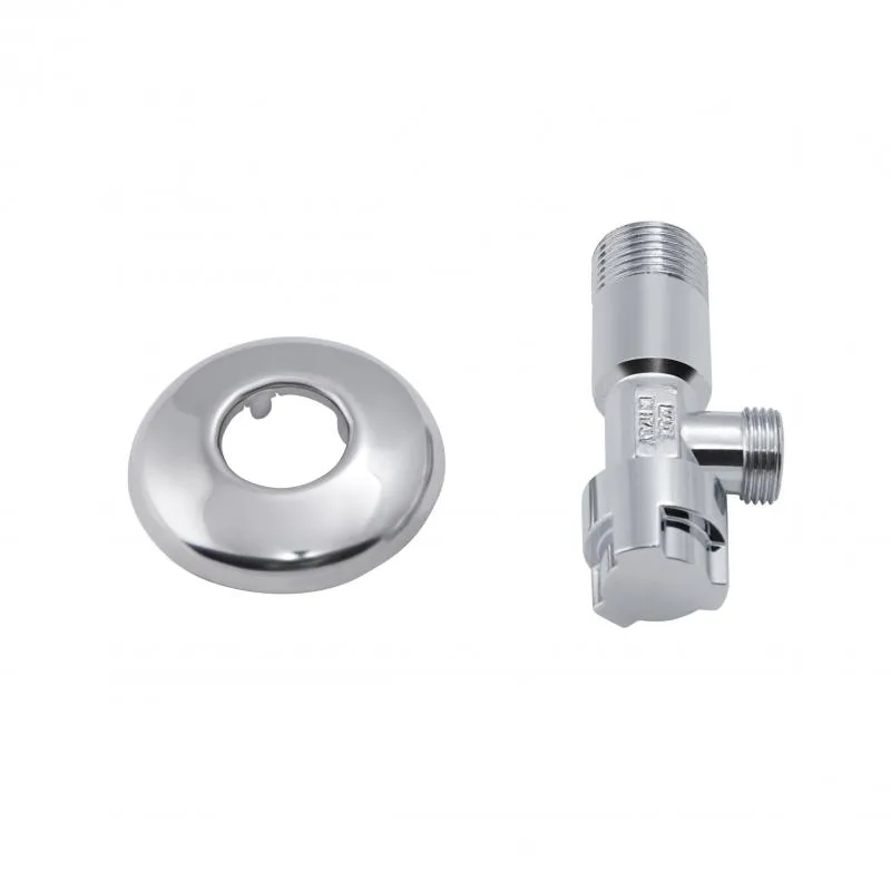 Кран приладовий ICMA 519 кутовий 1/2"x3/8" латунь хромований