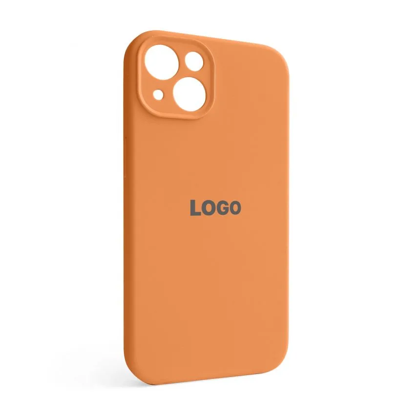 Чохол Silicone Case для Apple iPhone 13 силікон помаранчевий