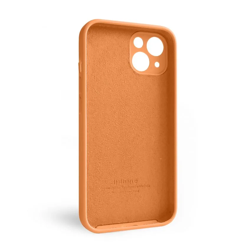 Чохол Silicone Case для Apple iPhone 13 силікон помаранчевий