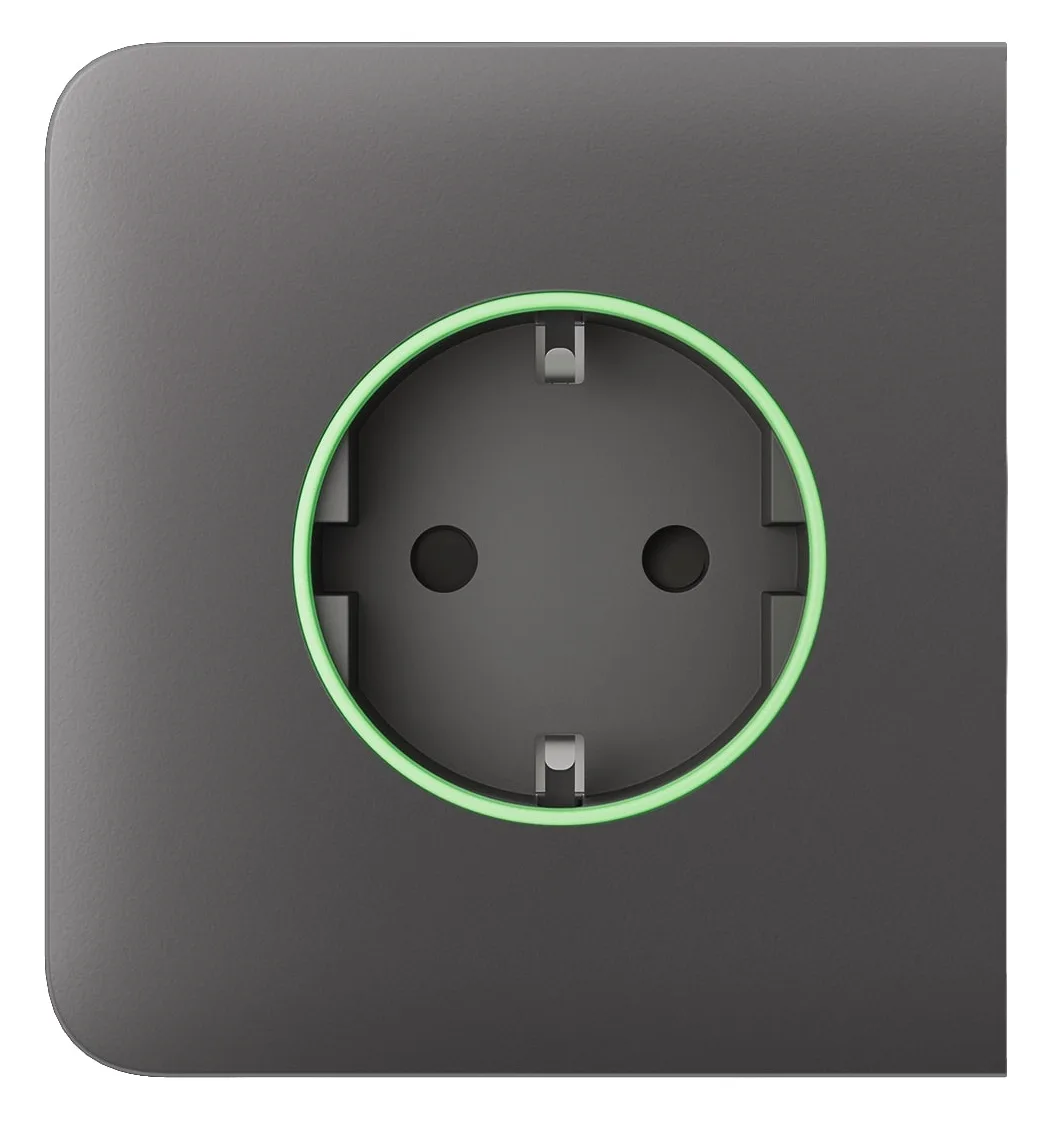 Бічна панель для вбудованої розетки Ajax SideCover for Outlet smart, Jeweler, бездротова, grey