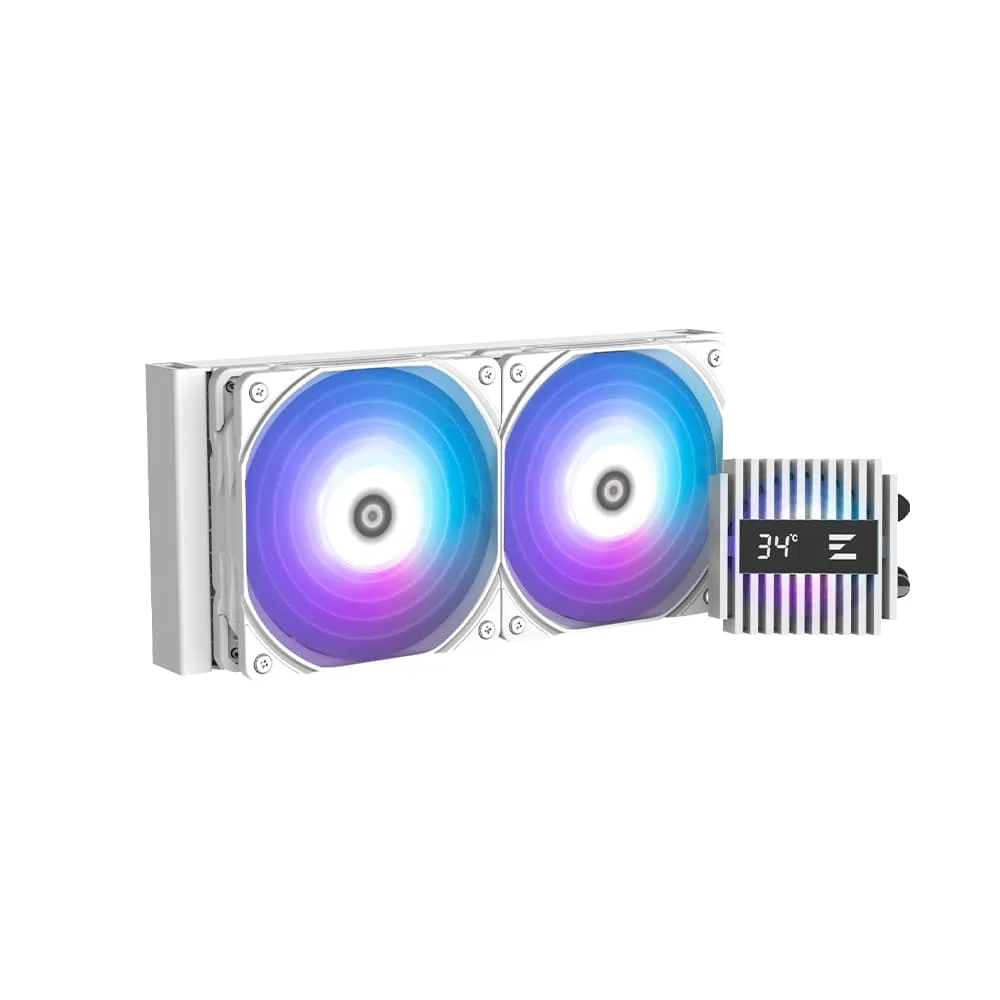 Система рідинного оxолодження  Zalman Alpha 2 A24 ARGB, LGA1851, 1700, 1200, 115x, AM5, AM4, TDP 320W, білий