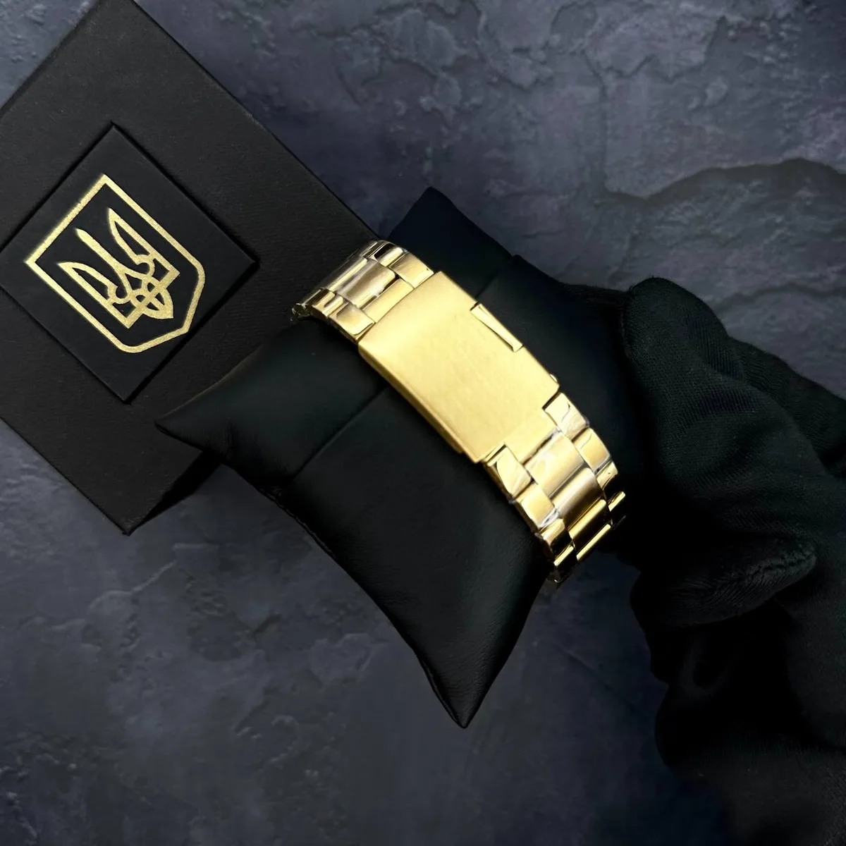 Наручні годинники Patriot нержавіюча сталь 30 м Gold-Чорні-Білі