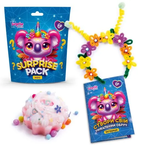 Набор для творчества Vladi Toys Surprise Pack Mini цветной сквиш от 6 лет