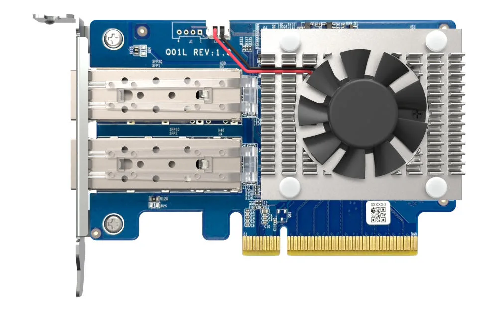Сетевая карта QNAP Dual-port SFP+ 10GbE Gen3 x8 (Broadcom BCM57412)