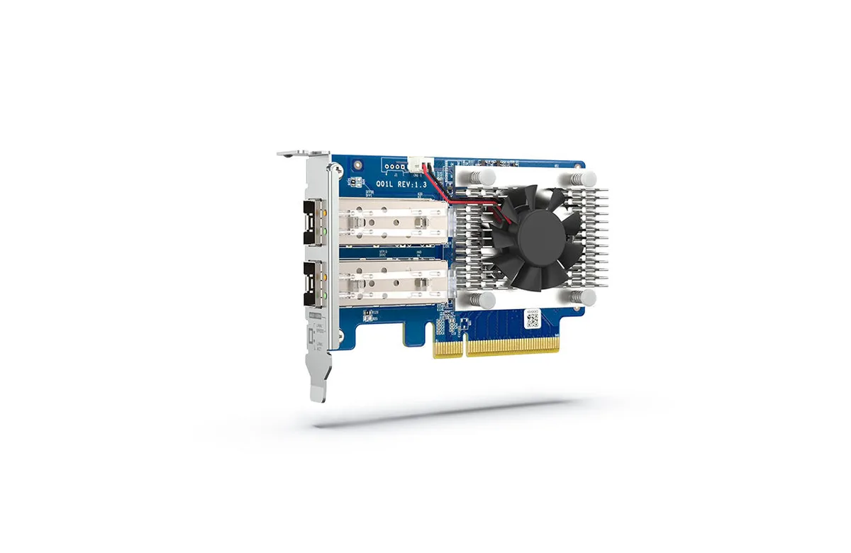 Сетевая карта QNAP Dual-port SFP+ 10GbE Gen3 x8 (Broadcom BCM57412)