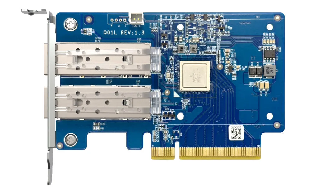 Сетевая карта QNAP Dual-port SFP+ 10GbE Gen3 x8 (Broadcom BCM57412)