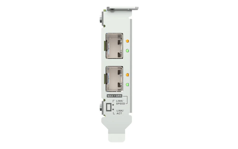 Сетевая карта QNAP Dual-port SFP+ 10GbE Gen3 x8 (Broadcom BCM57412)
