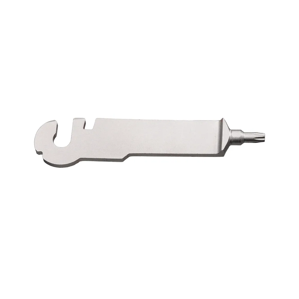 Змінний інструмент ключ Torx T8 DIN 1.4116 4,2х56,8х12,7 мм Сріблястий