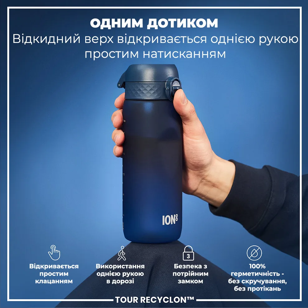 Пляшка ION8 Recyclon 750 мл Синя