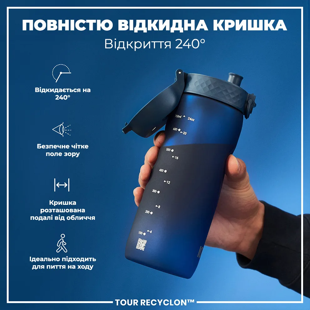 Пляшка ION8 Recyclon 750 мл Синя