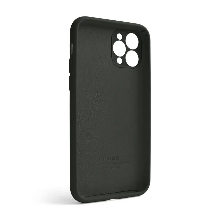 Чохол силіконовий для Apple iPhone 11 Pro  сірий закрита камера