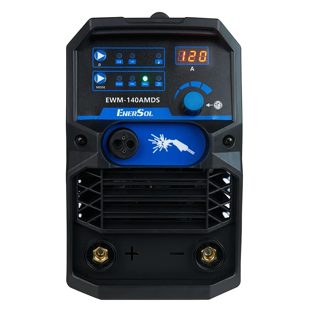 Зварювальний напівавтомат EnerSol інверторний 20-140А для MMA MIG MAG TIG LIFT FCAW 6100Вт 7кг