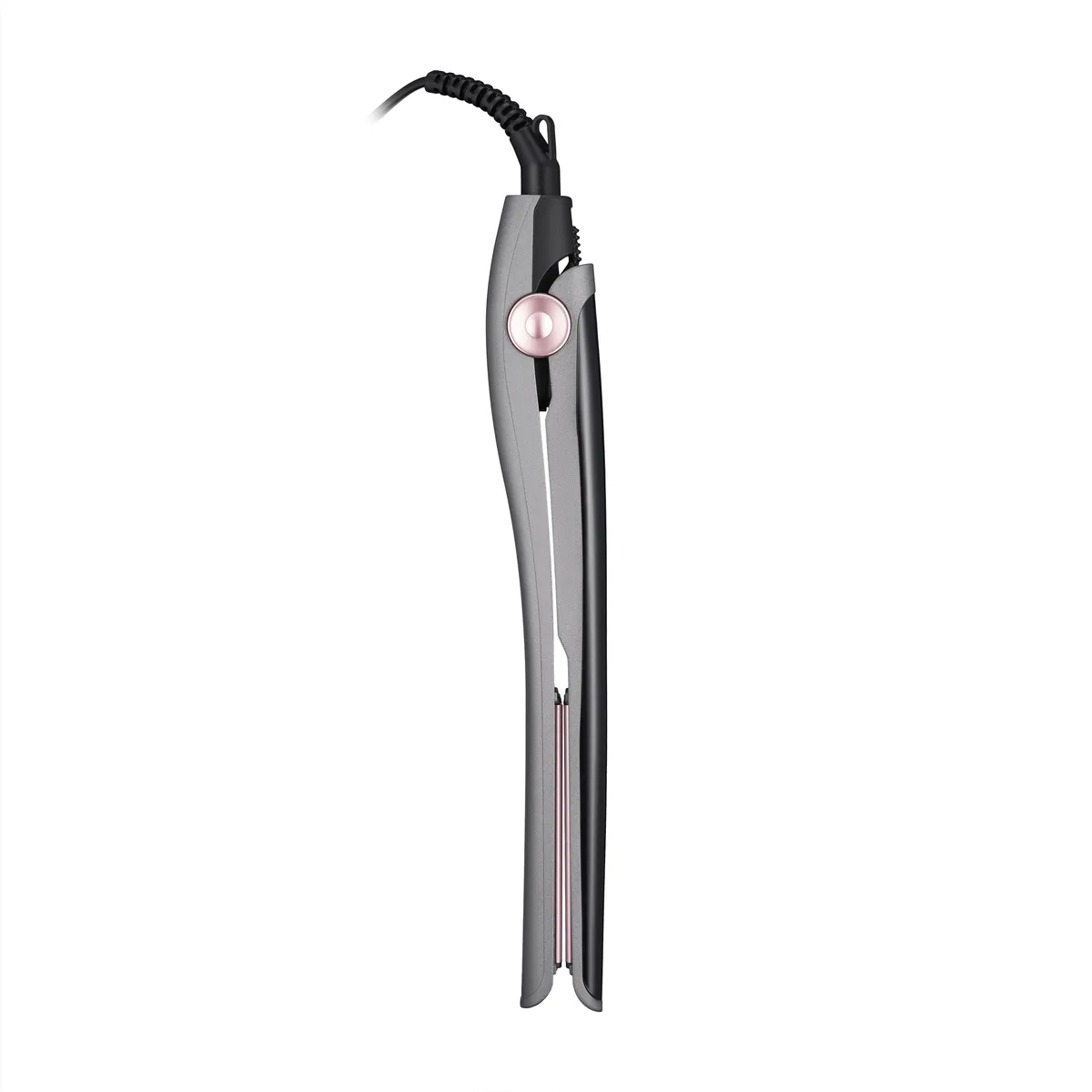 Выпрямитель ARDESTO Pink Elegance, 32Вт, 110-200°C, керамическое покрытие, серый с розовыми акцентами