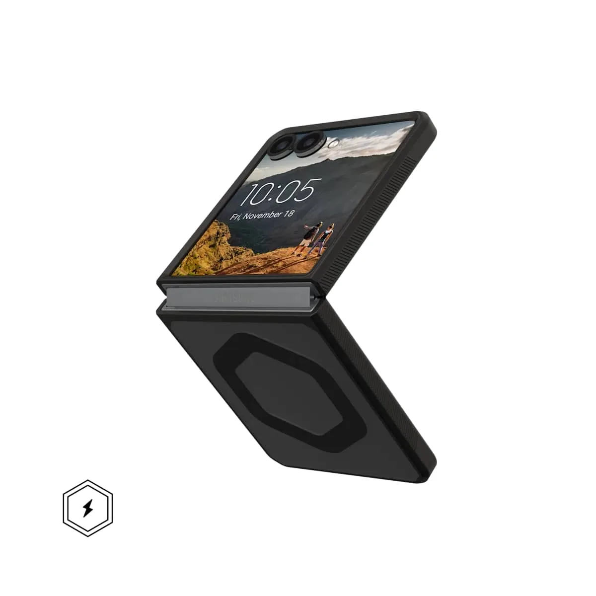 Чохол UAG для Samsung Galaxy Z Flip 7, Mouve with Magnet, Ash