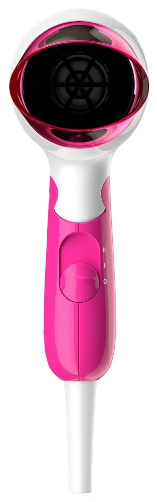 Фен Philips компактний 1400 Вт 22х11,4х7,7 см рожевий/білий