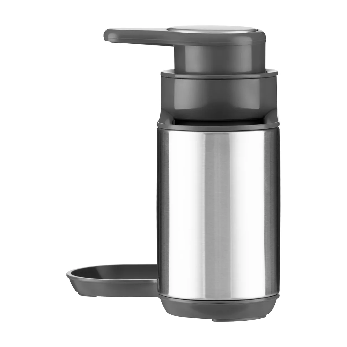 Органайзер для побутової хімії ARDESTO Minimalism, 8х12.7х16 см, пластиковий, з нержавіючої сталі, сірого кольору.