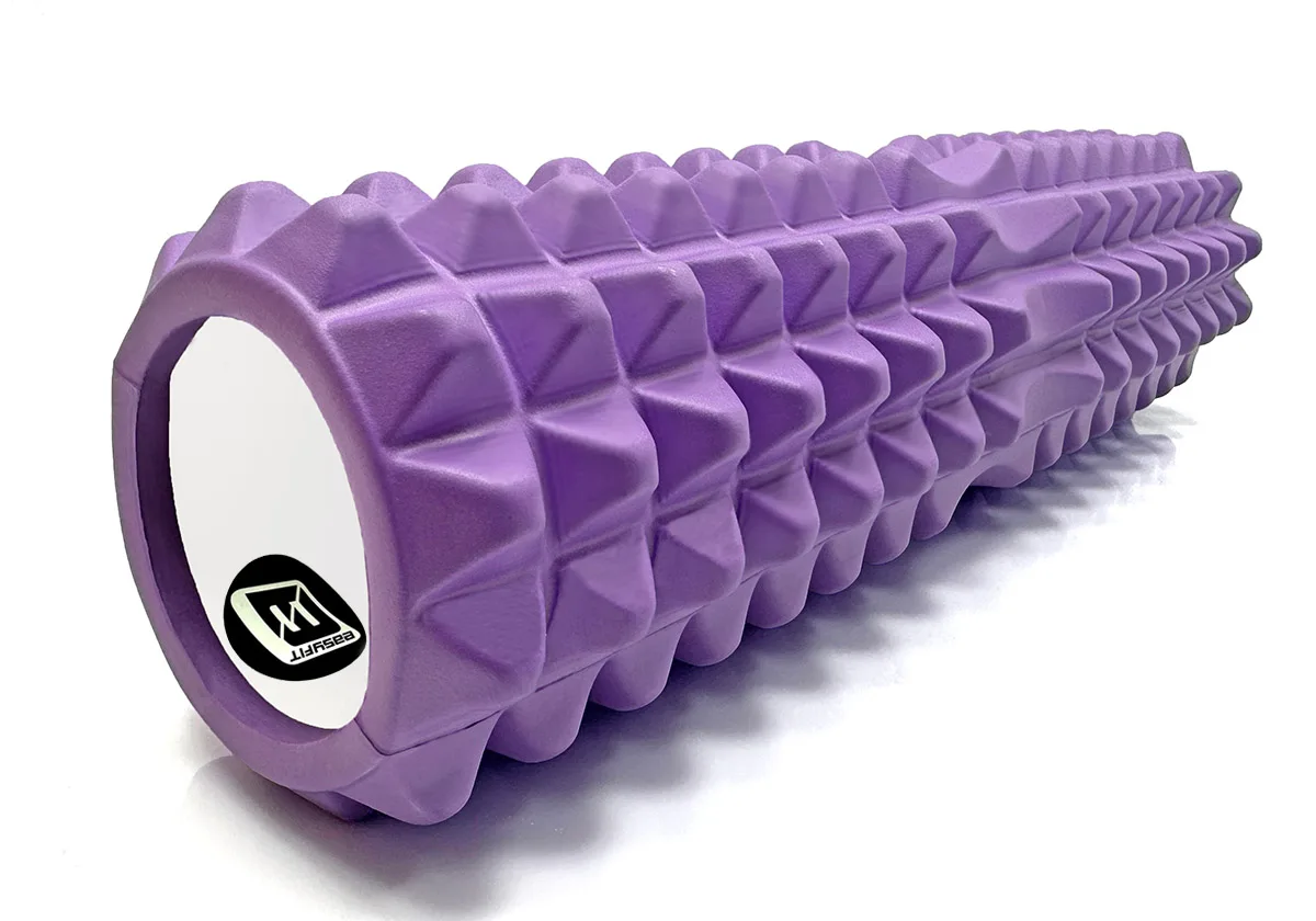 Масажний ролик EasyFit EVA 45 см Фіолетовий