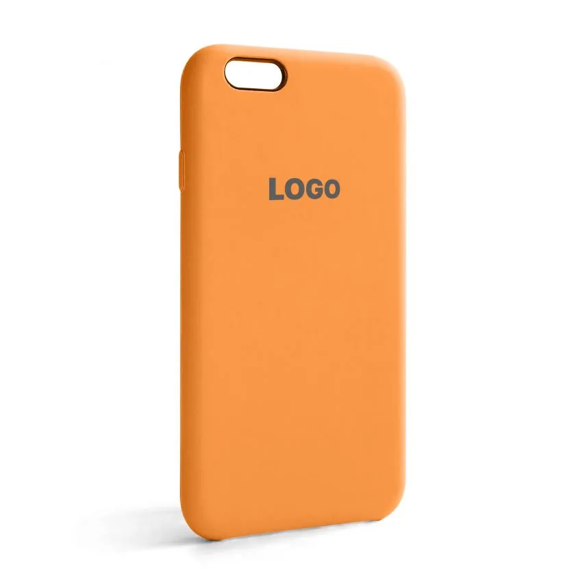 Чохол Silicone Case для Apple силікон помаранчевий